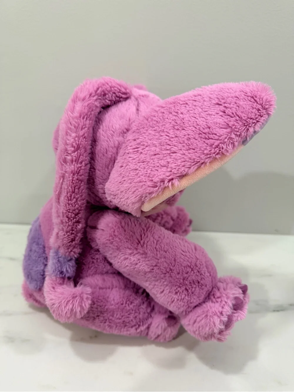 Disney Store Lilo & Stitch Angel Pink Purple Plush Stuffed Animal Toy Approx 14”